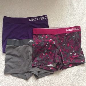 Nike pro shorts bundle - FINAL PRICE